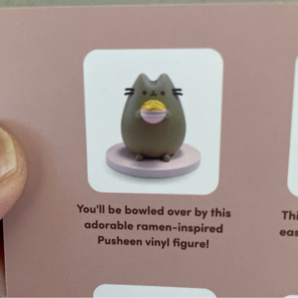 NIB Pusheen with ramen vinyl figure - Picture 3 of 3